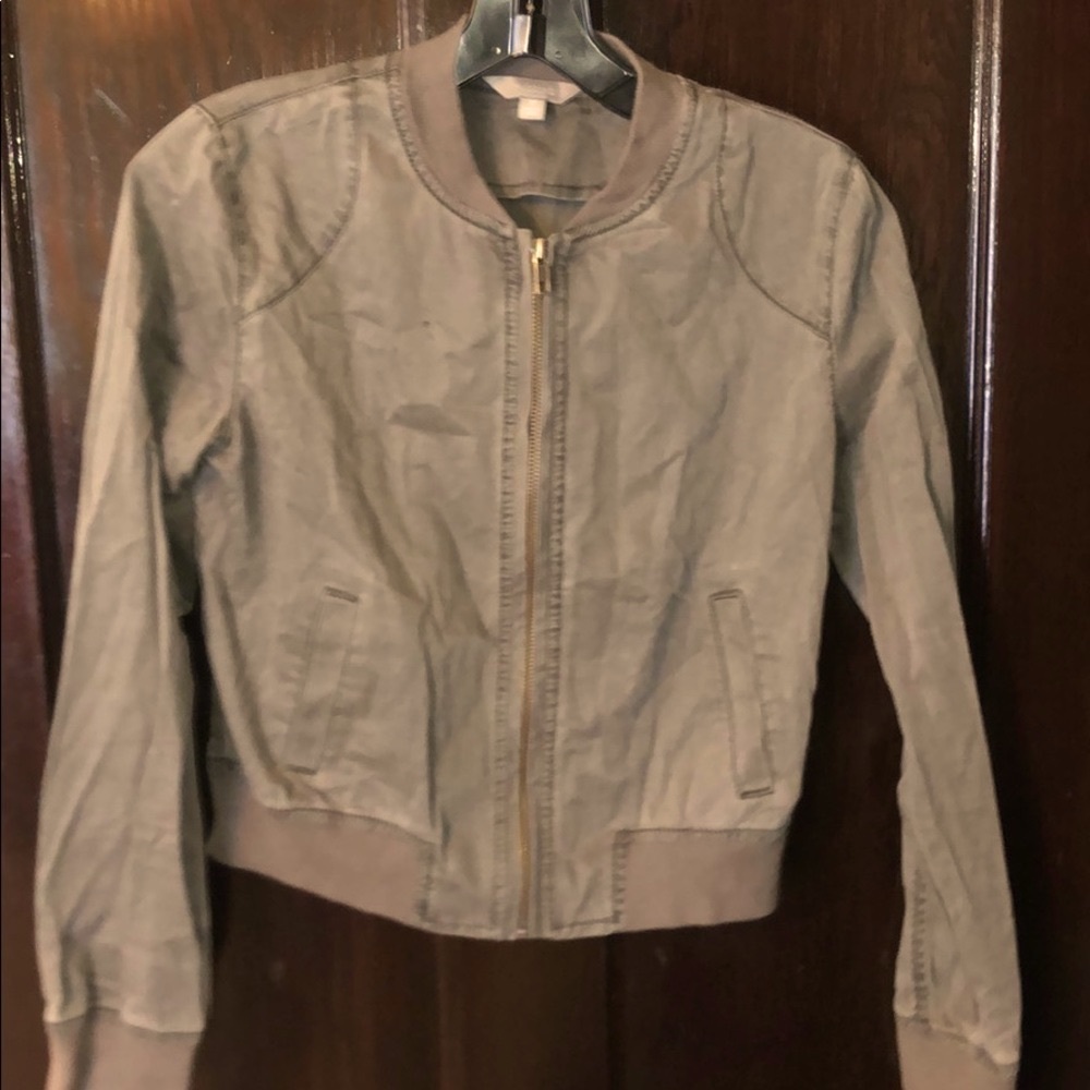 Grey crop jacket, Rubbish, XS